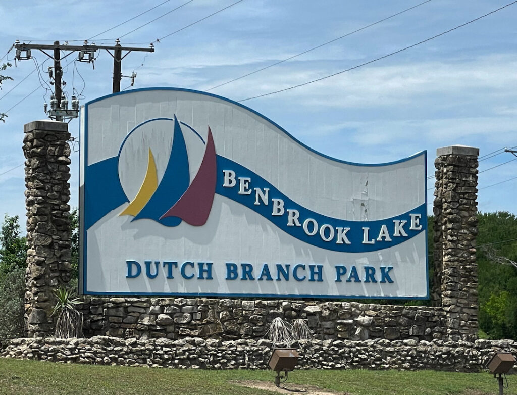 Dutch Branch Park at Benbrook Lake in Benbrook, Texas, scenic outdoor recreation area